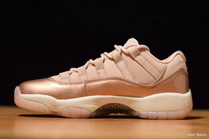 Kick Theory Air Low 11 GS Jordan Rose AH7860-105 Gold 0805
